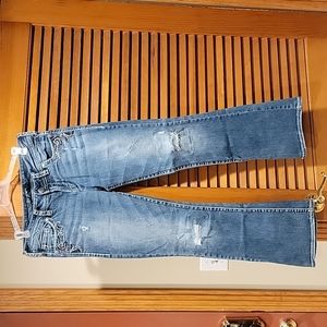 Silver Suki Flap Jeans